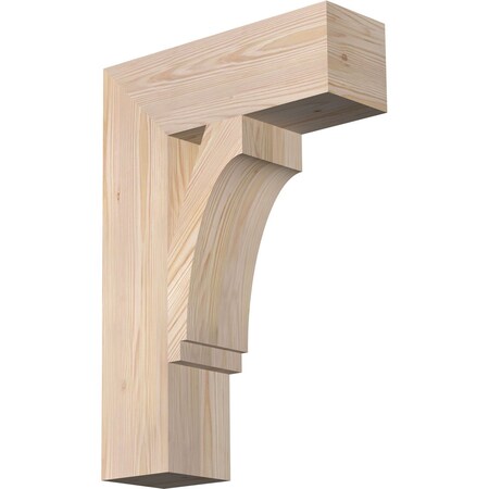 Ekena Millwork Imperial Block Smooth Bracket, Douglas Fir, 5 1/2"W x 18"D x 26"H BKT06X18X26IMP05SDF
